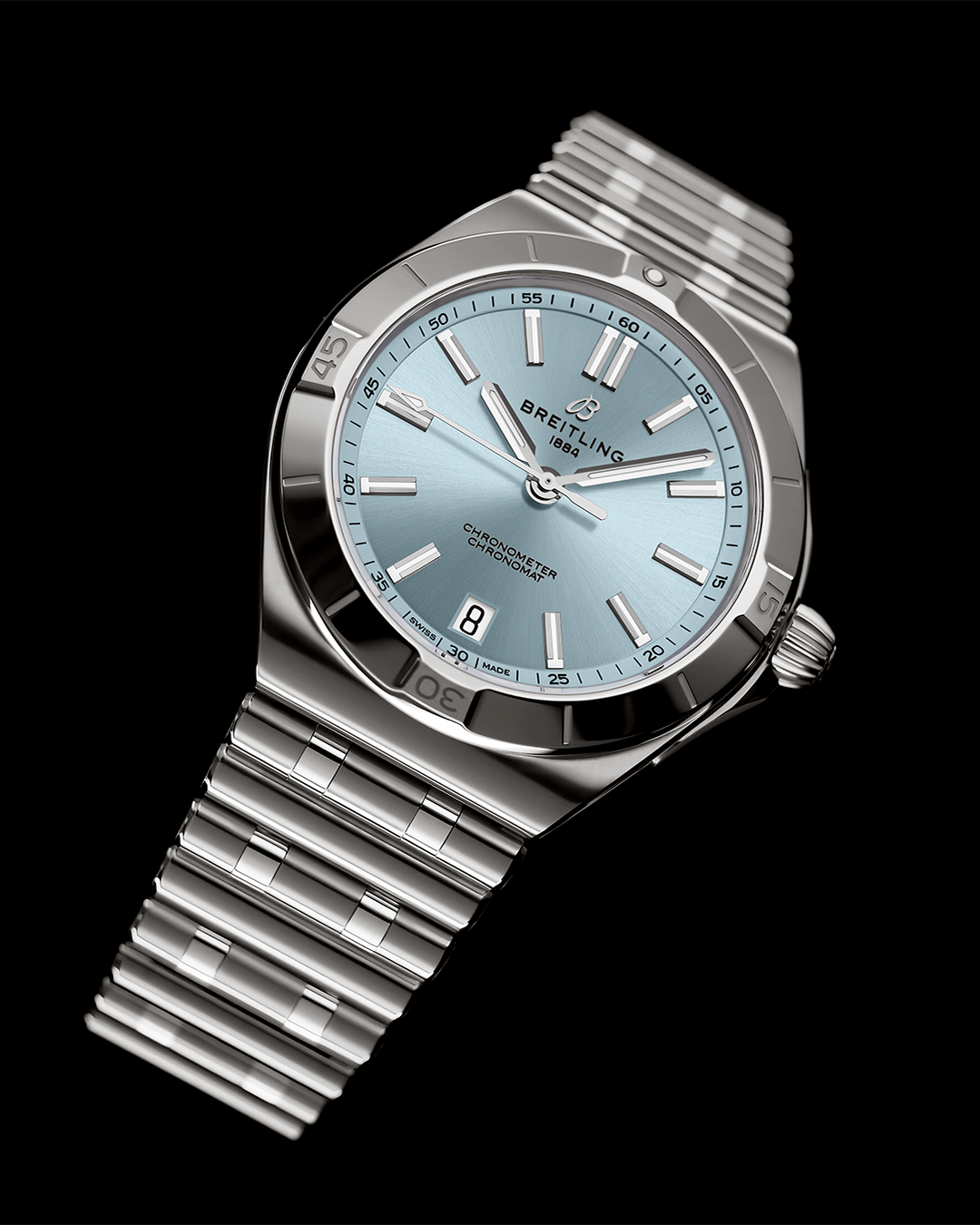 Chronomat B31 Automatic 40 - Eisblau - Platinlünette 