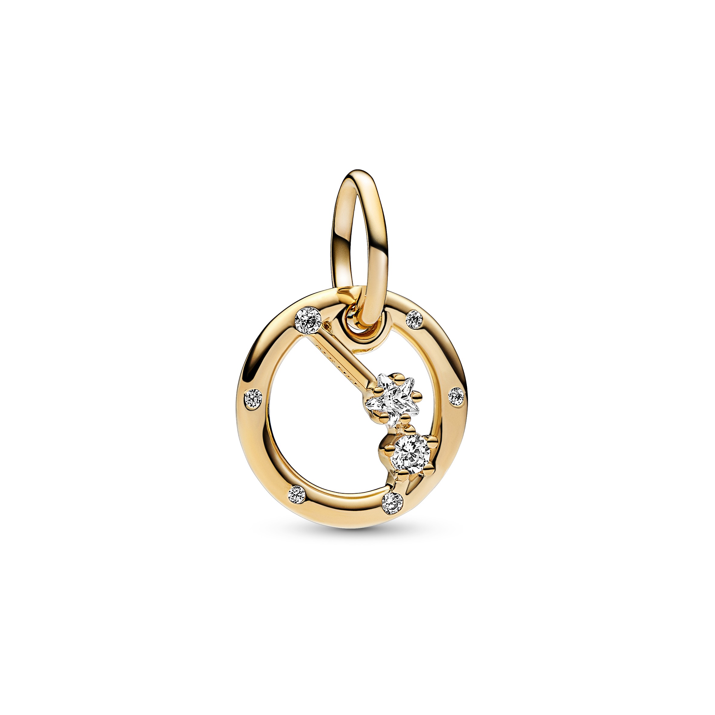 Sternzeichen Widder Charm-Anhänger - 14 Karat Vergoldung 