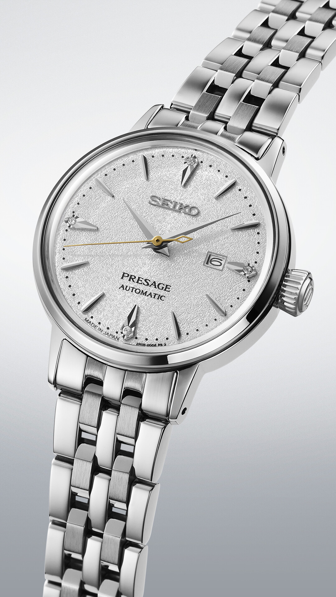 PRESAGE Cocktail Time  Automatik 30mm  - 3 Zeiger - Silber - Hot Buttered Rum