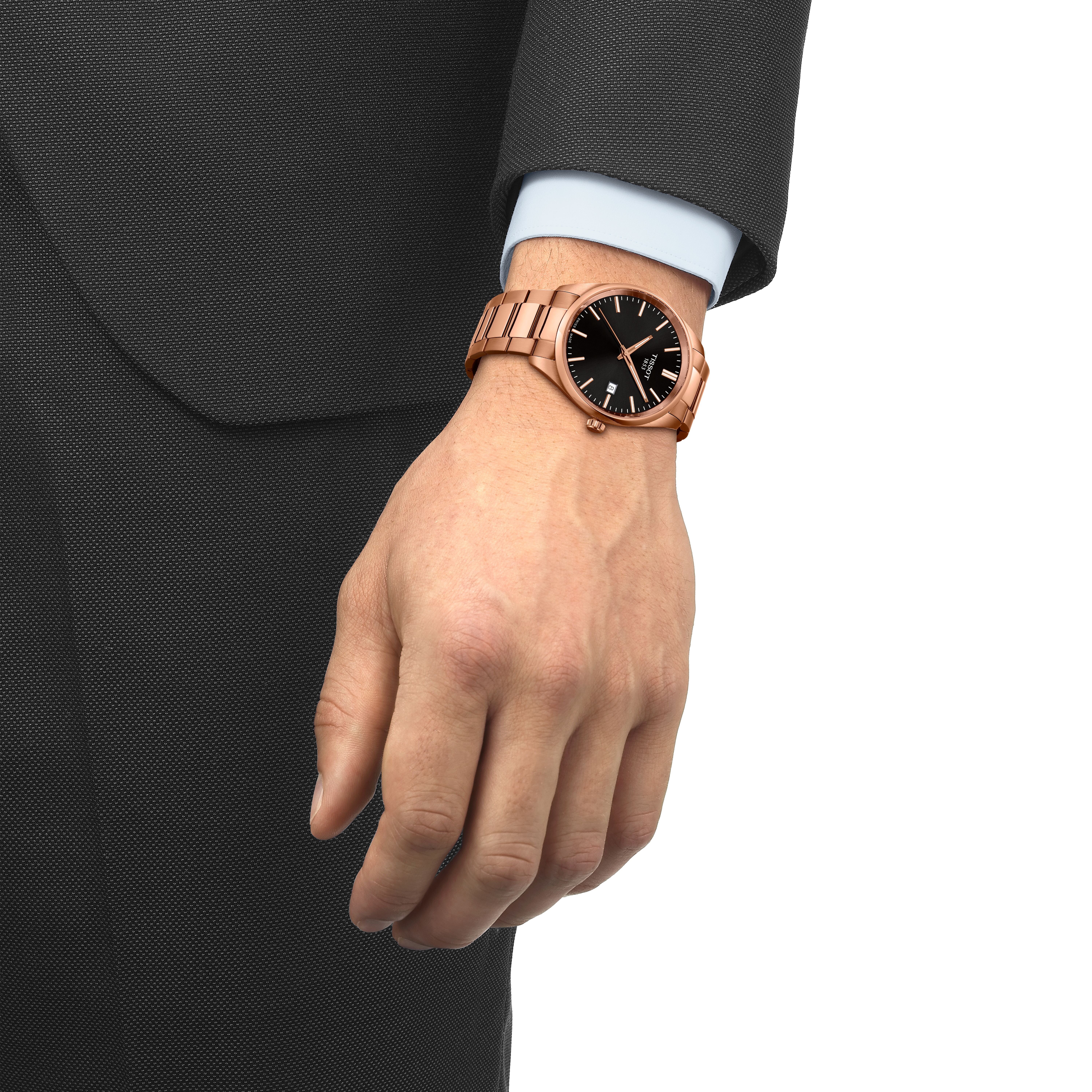 Tissot PR 100 - Quarz - Roségold - Schwarz